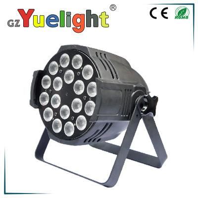 Indoor LED PAR Light 18PCS 10W RGBWA 5in 1 Colorful High Power LED PAR for Party