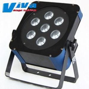 Super 7*10W 4-in-1 RGBW LED Stage Flat PAR Light (QC-LP048c)