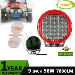 96W 9inch 10-30V IP67 CREE LED Driving Light for Jeep SUV