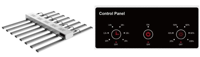 400W Full Spectrum Panel Dimming LED Grow Light for Vegetables