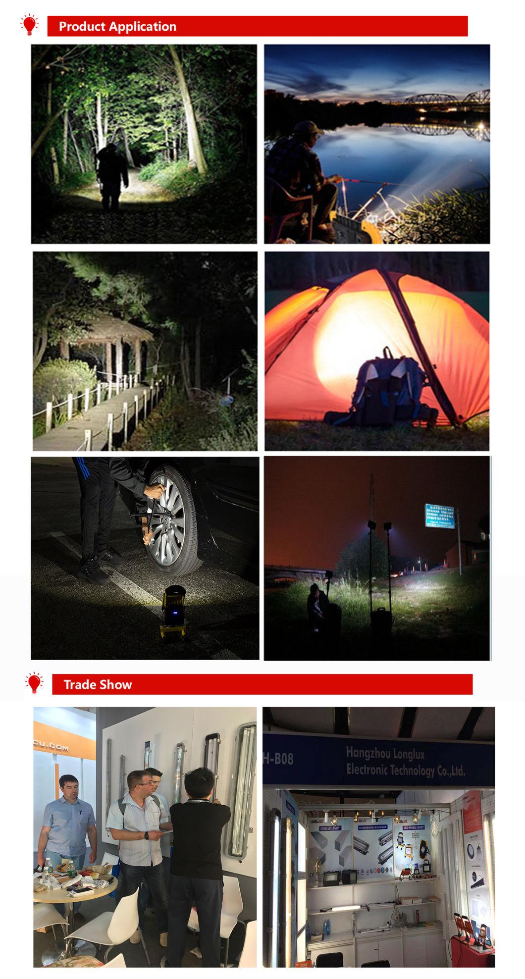 High Quality Outdoor Portable 190 Lumen LED Floodlight Rechargeable Emergency Spotlight