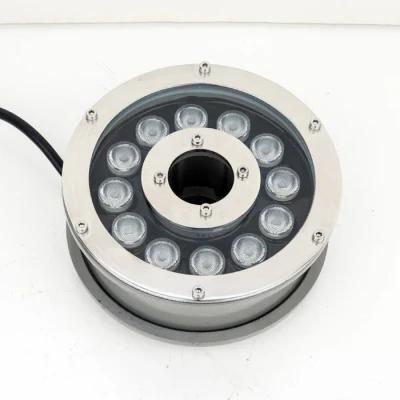 304stainless Steel 9W DC 12V RGB Underwater LED Fountain Lighting