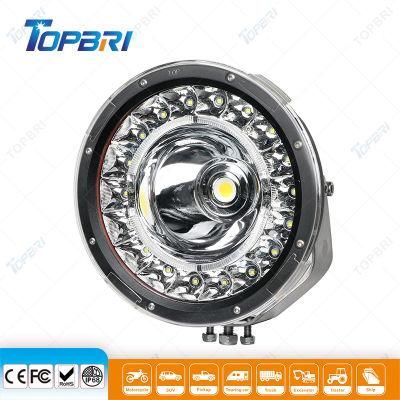 12V 162W Black Red 9inch CREE LED Work Offroad Light