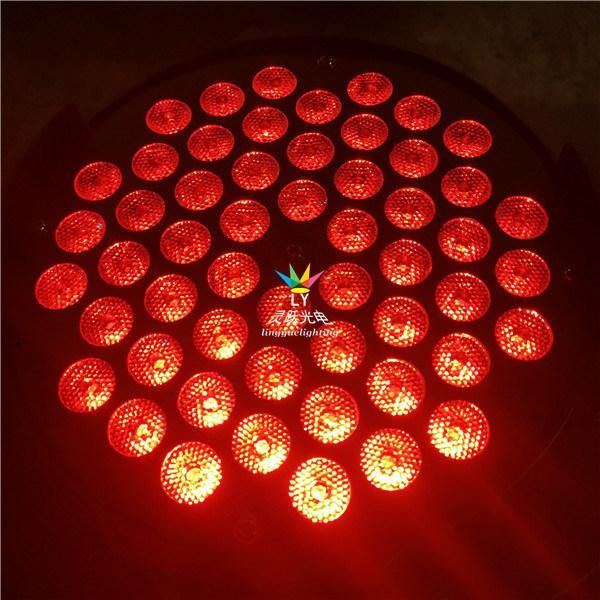 54X3watt RGB Stage DMX LED PAR Can 64 for Night Club