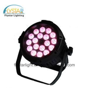 18PCS 15W RGBWA UV 6in1 Waterproof LED PAR Light