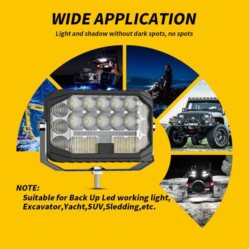 Dxz 3" 5" 7" Inch 27LED 81W Driving Light High Power Combo Spot Beam DRL Lamp Auto Car Lights Marine Boat Offroad for Truck
