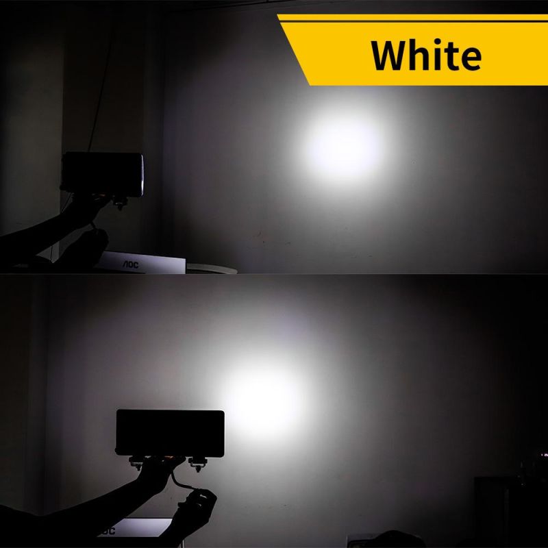 Dxz 12inch 100LED Waterproof Spotlight Daytime Running Light for Motorcycle Tractor Boat Lamp