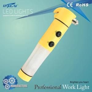 Multi-Function Safety Hammer Flashlight for Emergency (HL-LA0415)