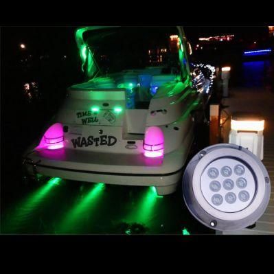 Boat Yacht Marine LED Underwater Lights IP68 24W Underwater LED Boat Light