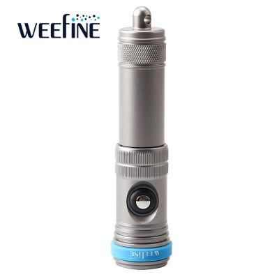 Weefine Patent Smart Aesthetic Dive Torch with Patent Design Shooting Strobe Mode