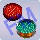 100mm Red &amp; Green LED Traffic Pixel Cluster