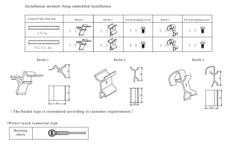 Modern Low Voltage LED Tag Light Design for Shelf Lighting