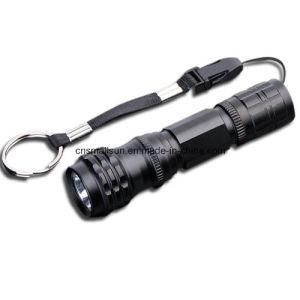 LED Single Mode Mini 1AA Batt Tail Switch Aluminum Flashlight