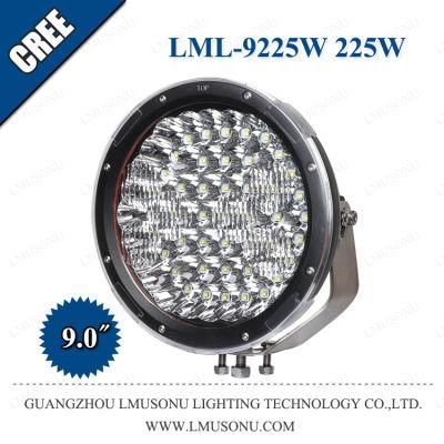 9.0 Inch 225W CREE 4X4 Offroad Auxiliary LED Driving Lights Work for Auto Car Truck Boat