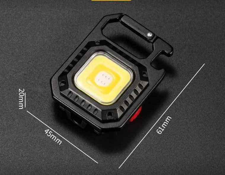 Brilliant-Dragon Factory Price Super Bright Mini Portable LED Flashlight USB Rechargeable Outdoor Camping COB Worklight