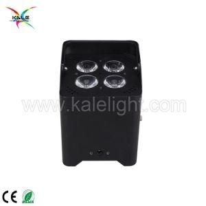 Stage Light 4PCS 18W RGBWA+UV 6 in 1 LED PAR 64 Can