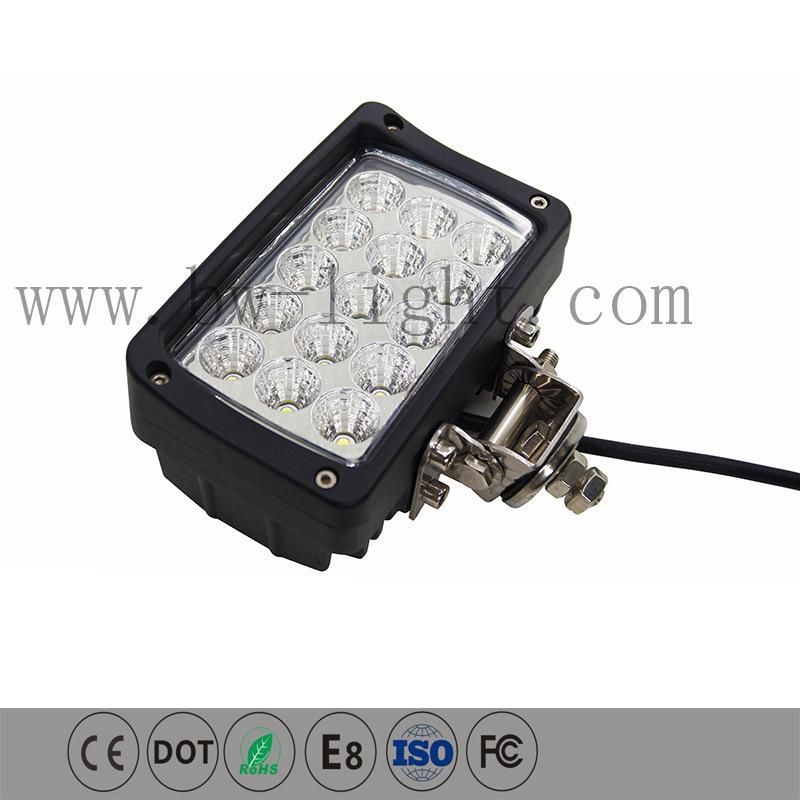 Square 15PCS-SMD Truck Trailer LED Work Lamp