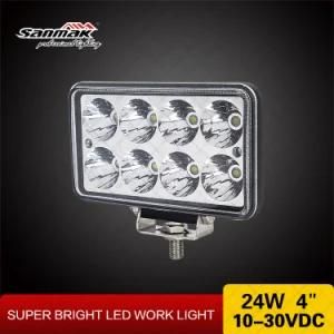 24W 4inch High Power Square 4X4 Offroad LED Work Light