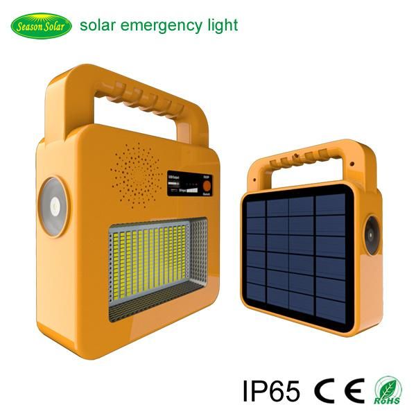 New High Quality 5W Indoor Home & Outdoor Camping Tent Rechargeable LED Solar Emergency Lamp with LED Light