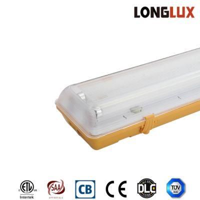 T8 Fluorescent Tube 2X18W Parking Lighting Fixture