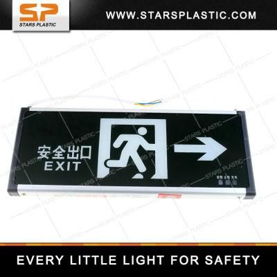 EL-A57-Single-Right Fire Emergency Light Acrylic Emergency LED Exit Light