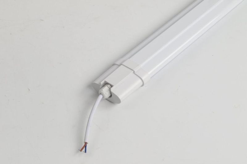 Slim LED Triproof Lamp Fitting IP65 2FT 4FT 5FT 6FT with Emergent Kiting and Sensor