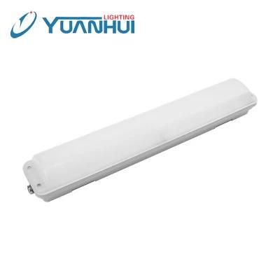 Anti-Theft Alu Series Waterproof LED Batten Aluminum Tri Proof Tight Light Fixture for Warehouse