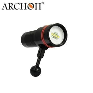 Archon 5000k-5500k Button Switch 2600lm Diving Video Torch Light W40V