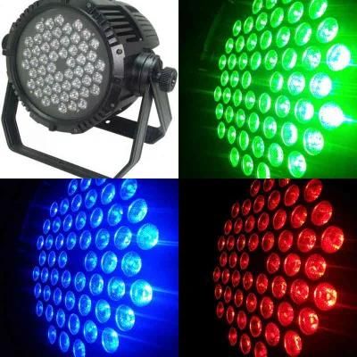 Outdoor Performance 54PCS 3W Full Color High Brightness Lighting Waterproof LED PAR Light