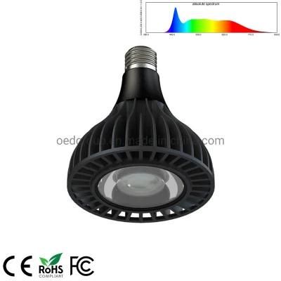 Indoor Lighting E27 E26 Ra98 Sunlight for Plant Growing PAR38 LED Plant Grow Bulb 35W