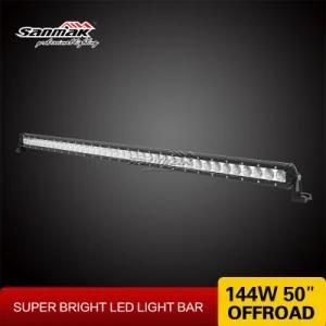 144W 50inch Single Row LED Light Bar