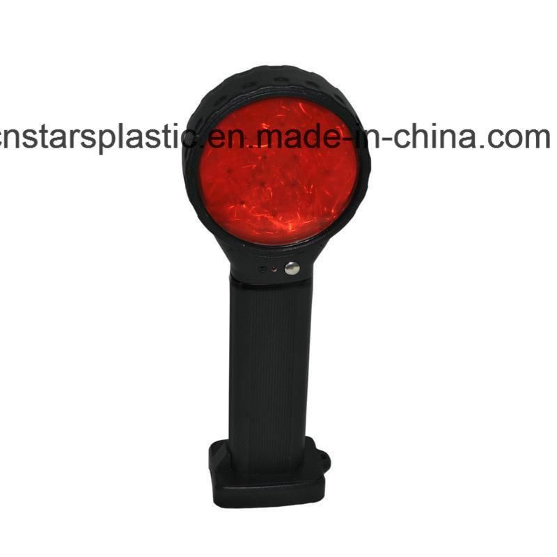Expandable Rechargeable LED Red Directional Light for Road Safety