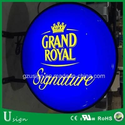 Wall Mounted Outdoor Street Advertising Double Sided LED Light Box