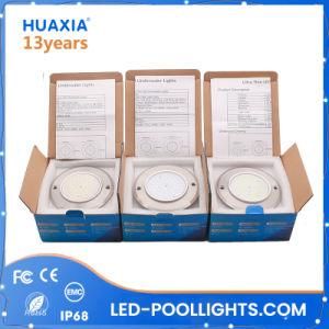 8mm Thickness IP68 Wall Mounted DC12V Swimming Pool Lamp LED Underwater Light