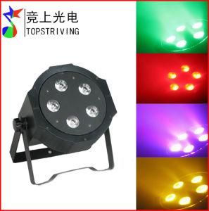 ABS Housing with 5* 10W RGBWA 5 in 1 LED Flat PAR/LED PAR Light/ Mega Penta PAR 5