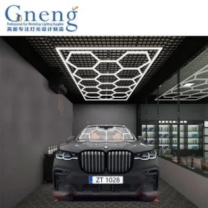 Zt1028 The New Sell Hexagon LED Light Easy Installation LED Lights Detailing for The Car Showroom