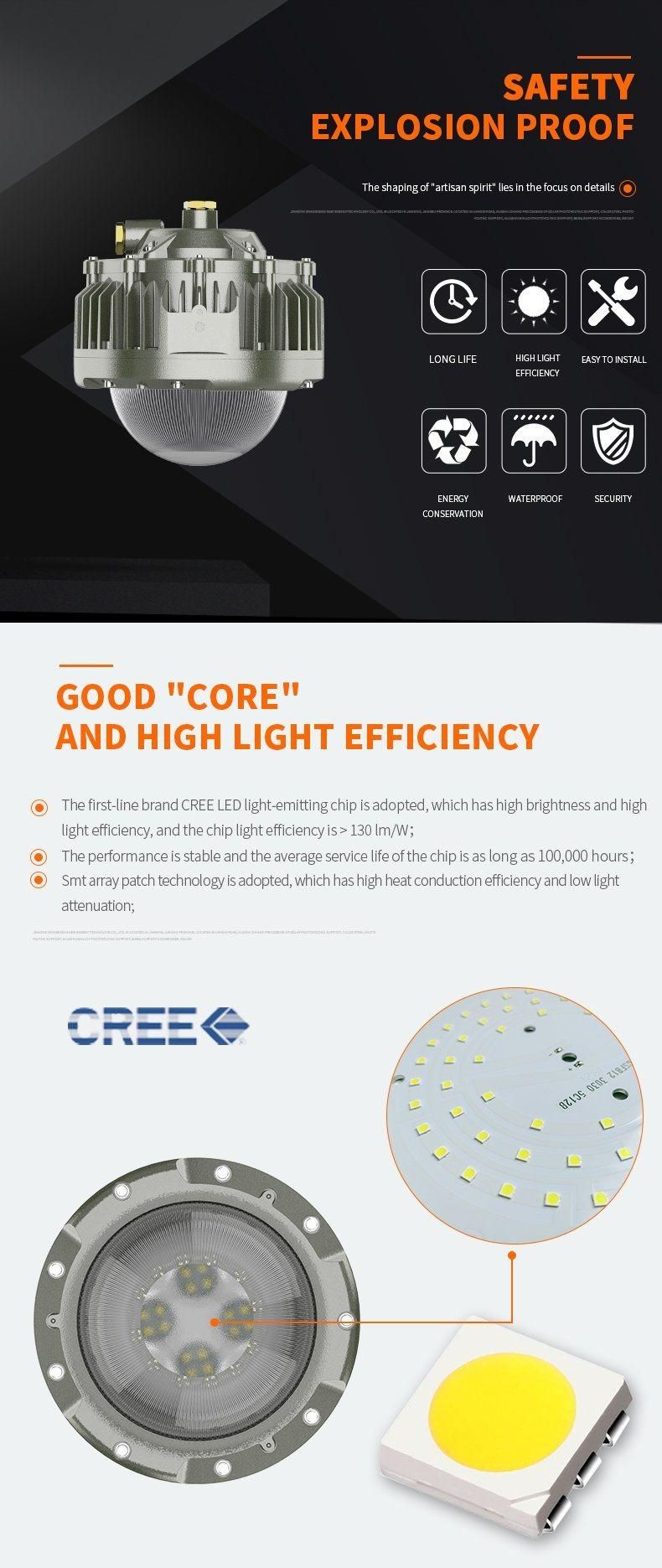 Gas Station Lamp with Atex Explosion Proof Certificate