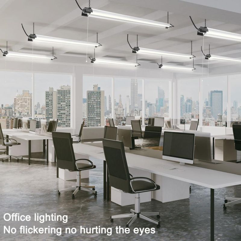 Office Decorating LED Light Linkable Hanging Lamp 57W 120V Modern LED Linear Pendant Light