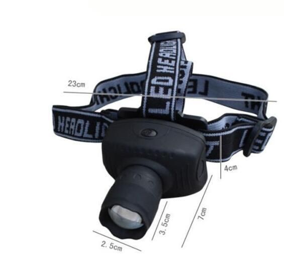 T27b LED Headlight 120lumens LED Zoomable Runners Headlamp