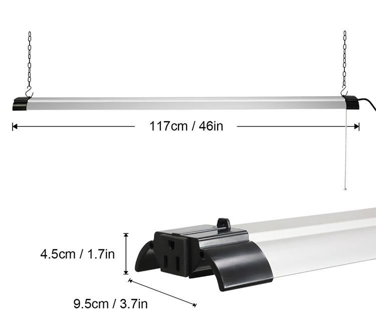 ETL Certificate 46 Inch 4000K 5500lm LED Shop Lights