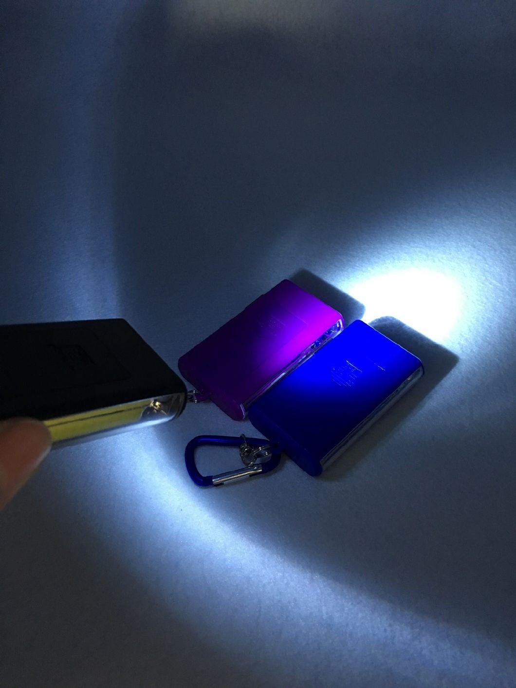 2*AAA COB Keychain Flashlight with Hook LED Work Light