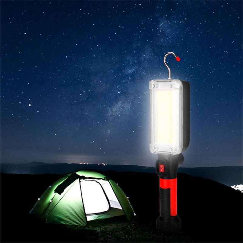 Hook Loop Magnet COB USB Rechargeable 7000 Lumen Handle Flashlight LED Work Light