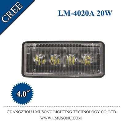 4 Inch LED Agricultural Industry Light 20W CREE Tractor Lamp