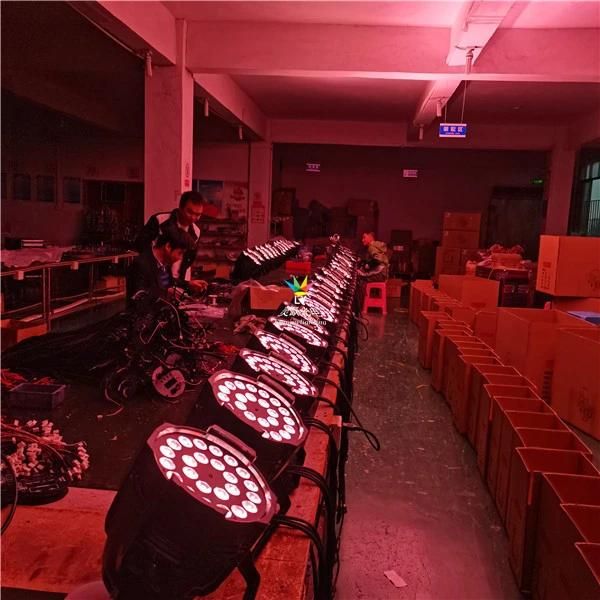 24PCS 18W Rgbwuv 6in1 LED PAR Stage Lighting Equipment for Event