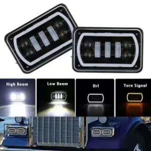 5&quot; LED Headlights Seal Beam Replace H4651 H4656 H4666 5inch Rectangular 4*6 LED Headlight for Truck