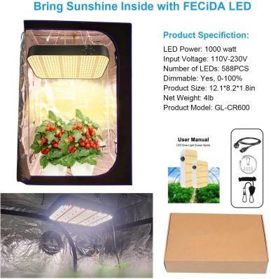 Watts Full Spectrum LED Grow Lighting with APP Control Daisy Chain Dimmable Grow Lights FCC Listed Licensed Grower&prime; S Choice