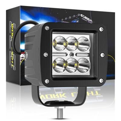 Dxz Hot Selling Car Tractor Square 6LED Motorcycle LED Lights for off Road Truck 4X4 LED Work Light