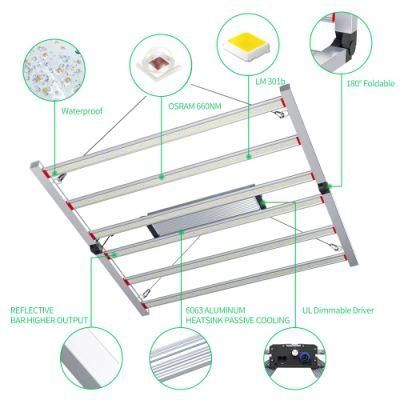 Indoor Horticultural Bar LED Grow Lighting Wholesale Samsung Osram LEDs Full Spectrum Dimmable LED Grow Light 320W 680W 800W 1000W