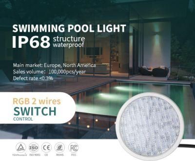 Same Diameter with The Traditional PAR56 Niches Switch Control PAR56 LED Swimming Pool Light