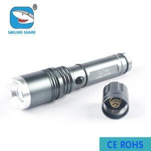 Outdoor Camping Zoom Torch XPE CREE LED Rechargeable Flashlight